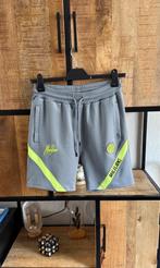 Malelions lichtgrijs met gele korte broek (gladde stof) mt M, Kleding | Heren, Broeken en Pantalons, Maat 48/50 (M), Malelions