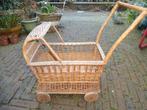 vintage poppenwagen van riet, Ophalen, Gebruikt, Overige typen