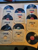 Bakkelieten singles 6" 78 toeren VERZAMELING PUCK singles, Gebruikt, Overige formaten, Single, Ophalen of Verzenden