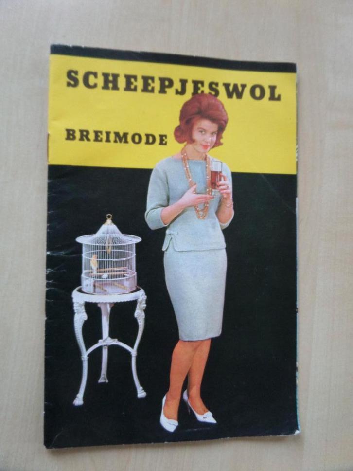 oude folder van SCHEEPJESWOL Breimode., Verzamelen, Merken en Reclamevoorwerpen, Gebruikt, Overige typen, Ophalen of Verzenden