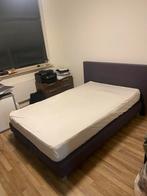 Tweepersoonsbed boxspring met hoofdbord en matras, Huis en Inrichting, Tweepersoons, Zo goed als nieuw, 200 cm, 140 cm