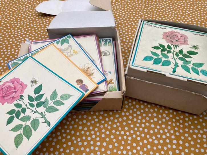 Veilig Leren Lezen - 80 Wandplaten, Antiek en Kunst, Antiek | Schoolplaten, Overige thema's, Ophalen of Verzenden