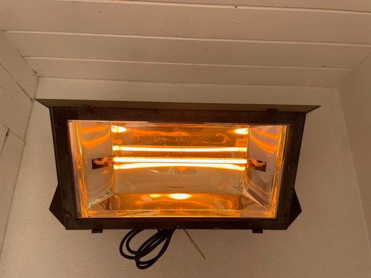 Terrasverwarmer Infrarood - Patio Heater, Tuin en Terras, Terrasverwarmers, Gebruikt, Elektrisch, Wand, Waterbestendig, Ophalen of Verzenden