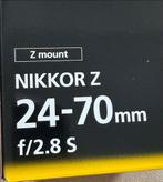 Nikon Nikkor Z 24-70mm f/2.8 S Lens, Ophalen, Zo goed als nieuw, Standaardlens, Zoom