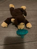 Bruine Aap Knuffel met Fopspeen, Ophalen of Verzenden, Gebruikt, Overige typen
