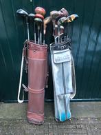 Twee antieke golfsets en golftassen, Ophalen of Verzenden, Gebruikt