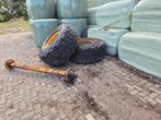 10 Ton As met Banden, Zakelijke goederen, Agrarisch | Onderdelen | Banden, Velgen en Assen, Ophalen