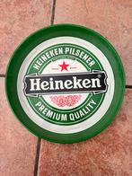 Heineken Dienblad Rond, Ophalen of Verzenden, Gebruikt, Rond, Metaal