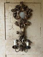 Applique cherubijntje cherubijn engel putti kandelaar hout, Antiek en Kunst, Ophalen of Verzenden