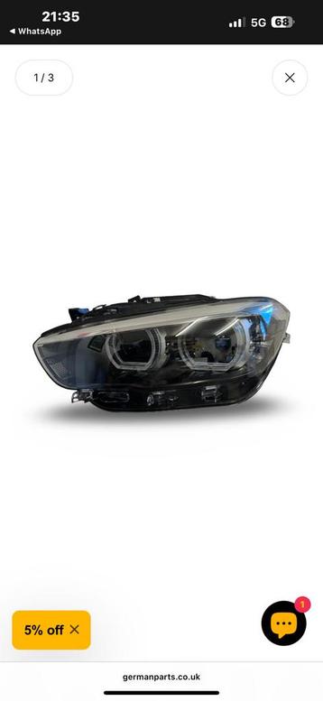 BMW   1   SERIES   F20   F21   Left   Side Headlight beschikbaar voor biedingen