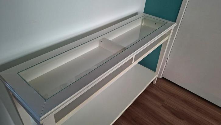 sidetable ikea, Huis en Inrichting, Tafels | Sidetables, Zo goed als nieuw, Minder dan 25 cm, 100 tot 150 cm, Rechthoekig, Overige houtsoorten