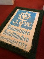 Augustiner Bräu München  poster - Uniek Item, Verzamelen, Biermerken, Ophalen, Reclamebord, Plaat of Schild, Overige merken