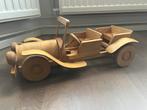 Houten oldtimer auto leuk speelgoed of als decoratie 48cm l!, Antiek en Kunst, Antiek | Speelgoed, Ophalen of Verzenden