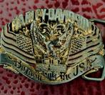 Originele Harley-Davidson gesp – "Born in the U.S.A." – 90`s, Losse buckle of gesp, Overige kleuren, Ophalen of Verzenden, Harley Davidson