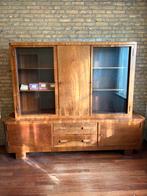 Vintage Houten Buffetkast / Servieskast 1940-1960, Huis en Inrichting, Ophalen, Gebruikt, Met lade(s), 150 tot 200 cm