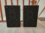 Philips 489 HIFI speakers, Front, Rear of Stereo speakers, Philips, Zo goed als nieuw, 60 tot 120 watt