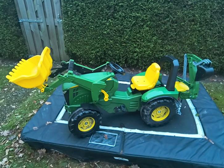 John Deere Traptractor met Lader - RollyFarmtrac Premium II, Kinderen en Baby's, Speelgoed | Buiten | Accuvoertuigen, Gebruikt