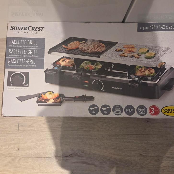 Nieuwe SilverCrest Raclette Grill, Witgoed en Apparatuur, Gourmetstellen, Nieuw, Ophalen