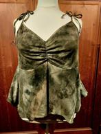 groen tinten tie dye gothic punten top 46/48, Kleding | Dames, Grote Maten, Ophalen of Verzenden, Groen, Shirt of Top