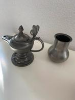 2 Tinnen Kannetjes Kurz - Zeer Goede Staat, Antiek en Kunst, Antiek | Tin, Ophalen of Verzenden