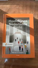 C.J. Loonstra - Hoofdlijnen Nederlands recht, Ophalen of Verzenden, Zo goed als nieuw, C.J. Loonstra