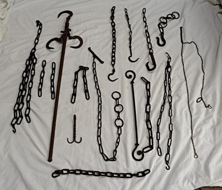 Kettingen en haken B, Antiek en Kunst, Antiek | Overige Antiek, Ophalen of Verzenden
