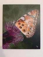 Schilderij vlinder, Ophalen of Verzenden
