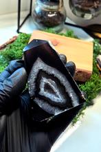 Black Onyx Edelsteen | Met Kristallisatie | 111 gram, Ophalen of Verzenden, Nieuw