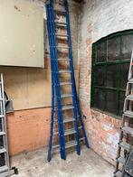 Aluminium Ladder 3 x 12 Sports, Doe-het-zelf en Verbouw, Ladders en Trappen, Ophalen, Gebruikt, Ladder, Opvouwbaar of Inschuifbaar