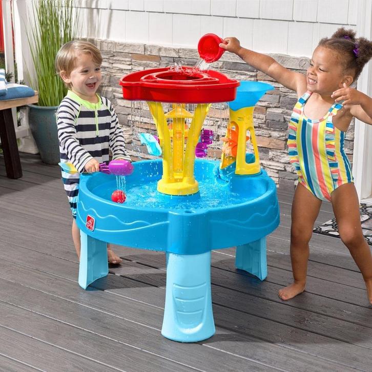 Step2 Tidal Towers Watertafel super actie nu 40% korting, Kinderen en Baby's, Speelgoed | Buiten | Los speelgoed, Nieuw, Ophalen