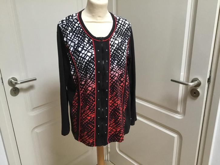 Te koop T-SHIRT van LAURA KENT, maat 40/42, Kleding | Dames, T-shirts, Zo goed als nieuw, Maat 42/44 (L), Rood, Lange mouw, Ophalen of Verzenden