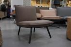 Luxe fauteuil Blizzard Jess Design metaal & stof bruin, Huis en Inrichting, Metaal, Zo goed als nieuw, 50 tot 75 cm, Ophalen
