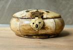 Vintage Doosje Been & Koper 7,5 cm, Antiek en Kunst, Ophalen of Verzenden