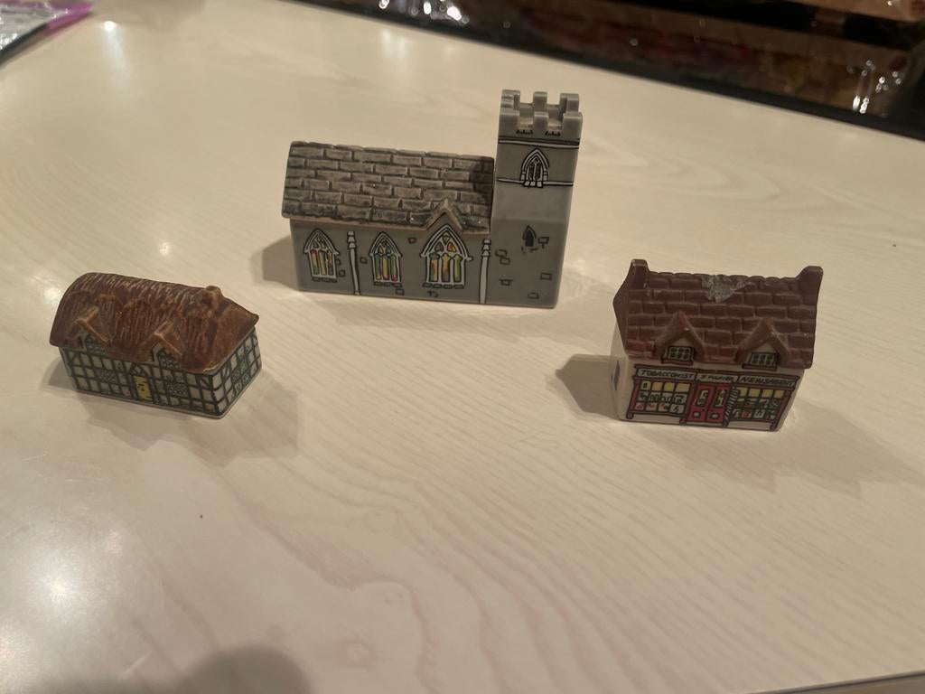 WADE Engels mini huisjes (3x), Verzamelen, Ophalen of Verzenden, Gebruikt