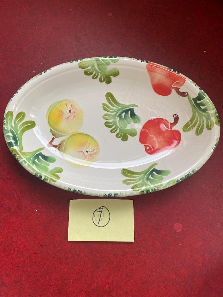 5 grote schalen, ideaal voor buffetten, Huis en Inrichting, Keuken | Servies, Gebruikt, Schaal of Schalen, Overige stijlen, Keramiek