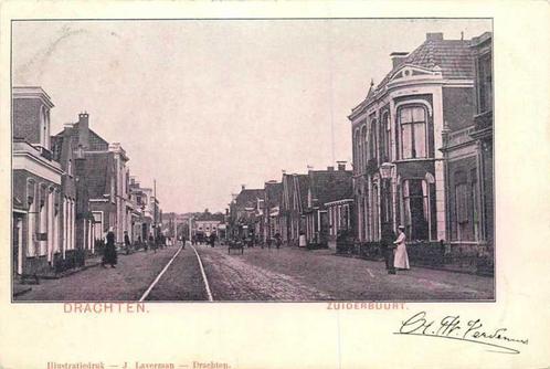 (380-732-007) Drachten Zuiderbuurt, Verzamelen, Ansichtkaarten | Nederland, Friesland, Verzenden