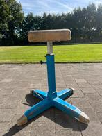 Gymbok/ turnbok, vintage, Ophalen, Gebruikt, Blauw, Materiaal