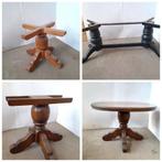 tafel kolompoot dubbele kolompoot ovale tafel met kolompoot, Ophalen of Verzenden, Ovaal, 50 tot 100 cm