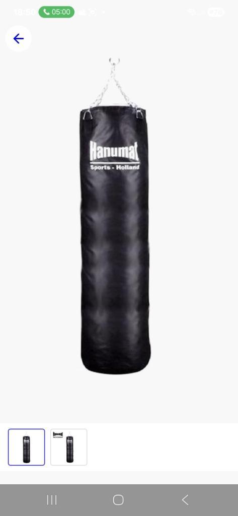 Hanumat bokszak (150 cm) plus goede wandbeugel, Sport en Fitness, Boksen, Zo goed als nieuw, Bokszak, Ophalen