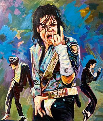 Alex L- Michael Jackson- Handgeschilderd (100%)- Origineel beschikbaar voor biedingen
