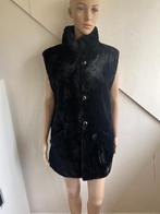 E.T.A.G.E. Bodywarmer faux fur maat L zwart nepbont, Zwart, Maat 42/44 (L), Ophalen of Verzenden, Zo goed als nieuw