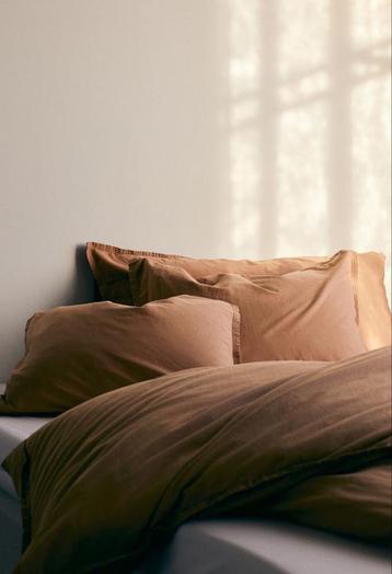 Dekbedset van gewassen katoen H&M - 200x200 80x80 roest beschikbaar voor biedingen