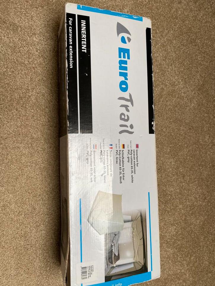 Euro Trail binnentent., Caravans en Kamperen, Kampeeraccessoires, Gebruikt, Ophalen