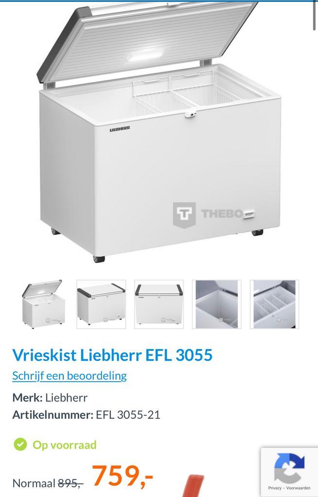 Liebherr Vrieskist - GTP 2356, Witgoed en Apparatuur, Vriezers en Diepvrieskisten, Gebruikt, Vrijstaand, Vrieskist, 85 tot 120 cm