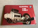 Handleiding BMW K100  K100 LT, Motoren, Ophalen of Verzenden, BMW