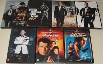 Dvd *** JAMES BOND *** 7 stuks beschikbaar voor biedingen