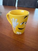 M&M's beker geel, Ophalen of Verzenden, Zo goed als nieuw, Metaal, Kop en/of schotel