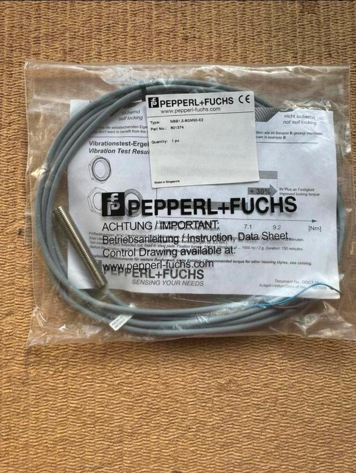 Pepperl + Fuchs  Model NB inductieve sensor NBB1,5-8GM50-E2, Doe-het-zelf en Verbouw, Elektra en Kabels, Nieuw, Overige typen