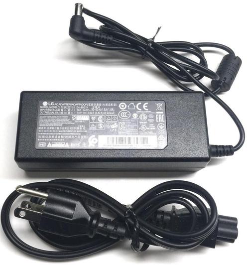 LG Chromebase Monitor Charger AC Adapter Power Supply 19V 65, Computers en Software, Laptop-opladers, Gebruikt, Verzenden