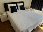 Istikbal opbergbed met matras – 180x200 cm – veel opslagruim, Ophalen, Gebruikt, Blauw, Tweepersoons